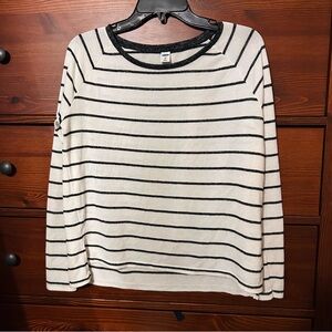 Old Navy Luxe Striped Long Sleeve Tee